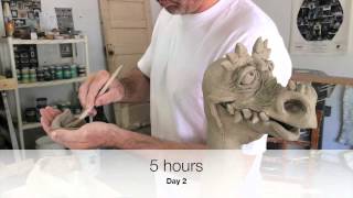 Sculpting a dragon time lapse FINAL