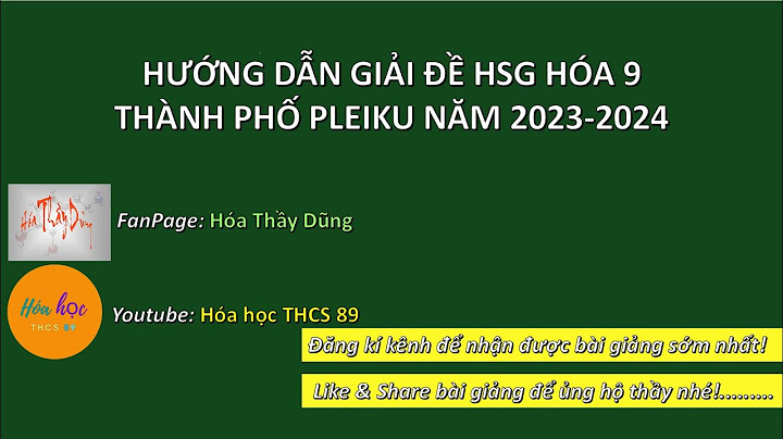 Dđề thi học sinh giỏi hóa 9 hcm 2023 năm 2024