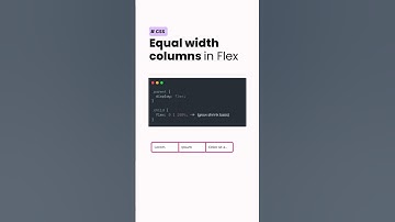 Creating equal width items inside a flex container ✨