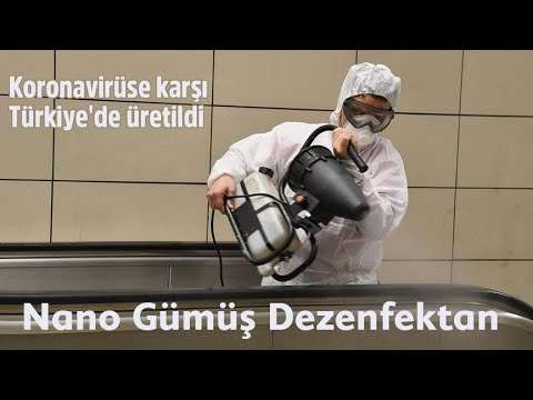 Koronavirüse karşı Türkiye'de üretildi-Nano Gümüş Dezenfektan