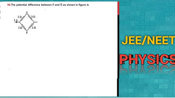 The potential difference between A and B is
