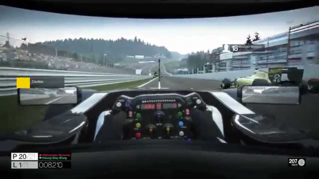 Project CARS Formula 1 Race Spa 2014 [slipstream] YouTube