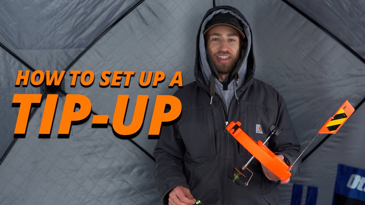 How to Set Up a Tip-Up for Ice Fishing 