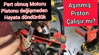 Çin Motorlu Testere Çalışmıyor Kompresör yapmıyor / Aşınan  Piston tekrar çalışır mı?