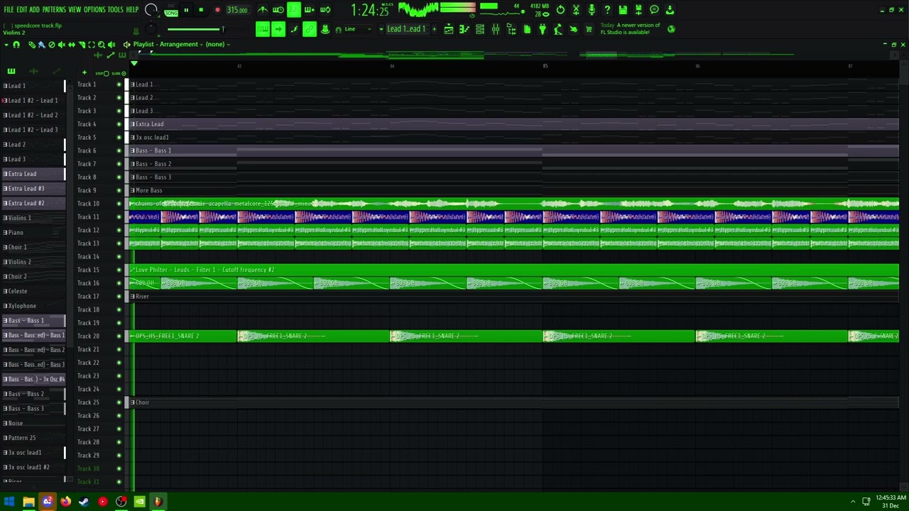 (WIP) chaotic speedcore