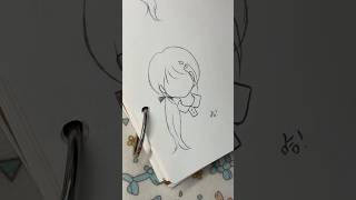 cara gambar rambut anime Ikat 1 ke samping