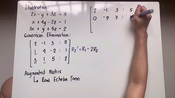 Solving System of Linear Equations: Gaussian Elimination