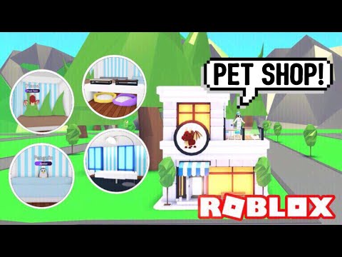 Pet Shop Design Ideas Building Hacks Roblox Adopt Me Cages Training Grooming Its Sugarcoffee Youtube - roblox black adidas shirt hack roblox easy