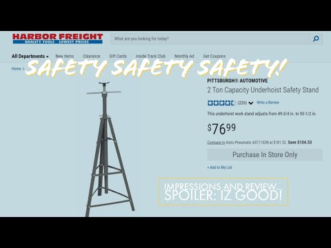 Jack Stands Harbor Freight 2 Ton