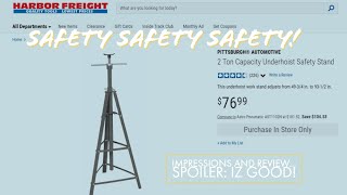 Harbor Freight 2 Ton Hoist Jackstands