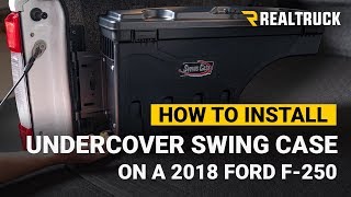 How to Install UnderCover Swing Case Truck Bed Toolbox on a 2018 Ford F-250