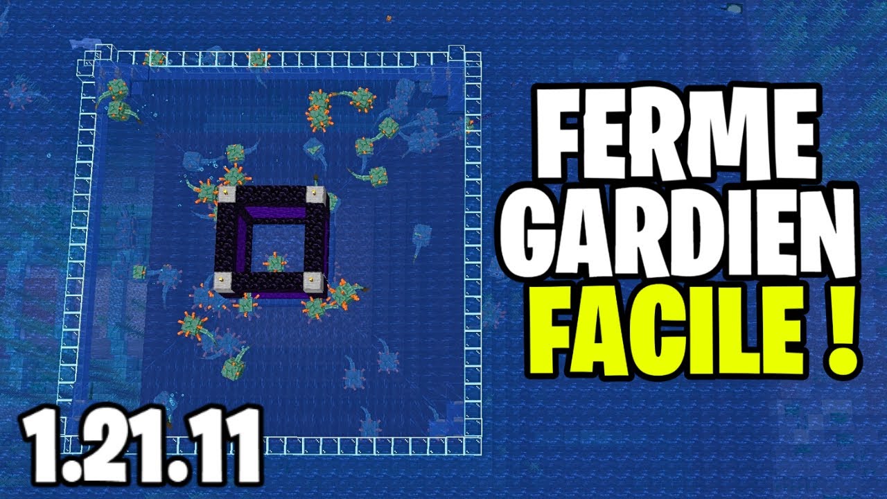 Tuto Ferme à Gardien Facile ! Minecraft Java 1.21.11