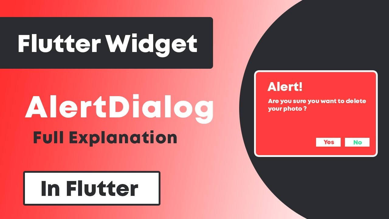 AlertDialog Widget in Flutter || in Hindi || #khoobcoding - YouTube