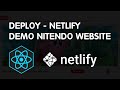 Deploy React App to Netlify 2022 - Demo Nitendo Website (Tailwindcss)