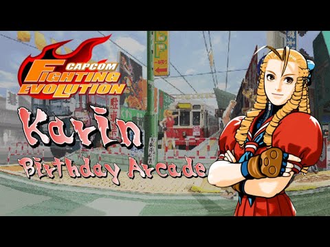 Karin Birthday Arcade - Capcom Fighting Evolution (PS5) - YouTube