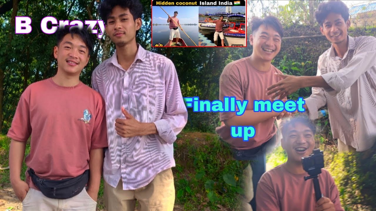 First meet up with @bishwasrai8754 B Crazy Nepal se 7sister travel karne aaya Tripura in india 