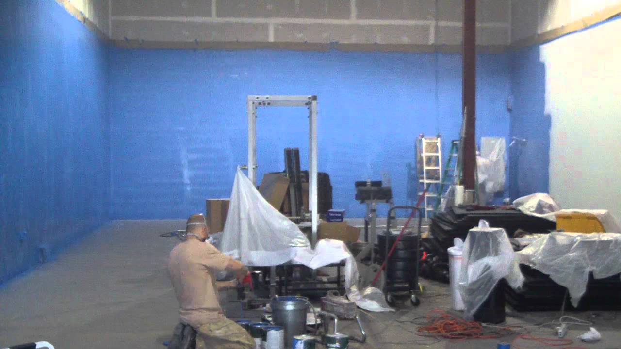 CrossFit Captivate Reno Painting The New CrossFit Gym YouTube