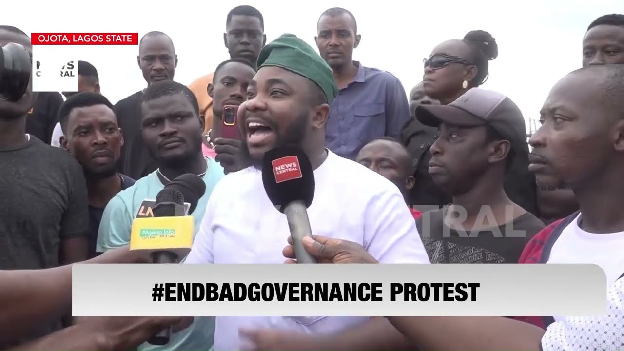Nigerians Voice Their Anger During End Bad Governance Protest