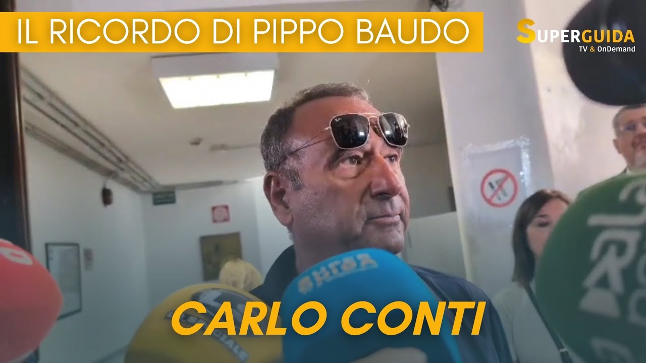 Pippo Baudo, diretta camera ardente al Teatro delle Vittorie di Roma: il ricordo di CARLO CONTI