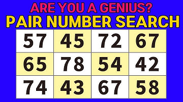 ⟪ Find the odd ⟫  Brain Exercises Quiz! Fun number search!  - Seniors Challenge - ver.072