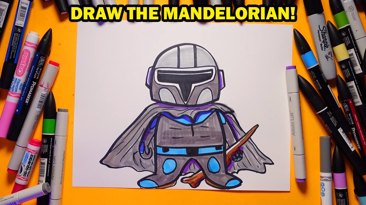 How to Draw the Mandelorian!