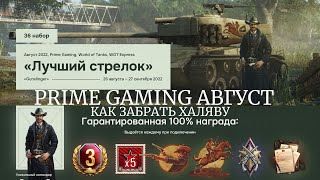 🎁Twitch Prime-Лучший стрелок🤠Август 2022 World of Tanks прайм набор WoT🎁Как забрать набор-инструкция