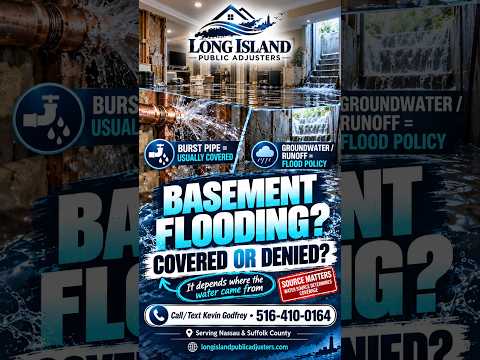 Video thumbnail: Does Homeowners Insurance Cover Basement Flooding?