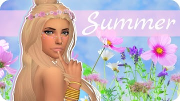 Sims 4 Create a Sim | Summer Cutie 🌺
