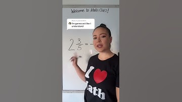 Converting Mixed Number Into Improper Fraction #fractions #math #silentmath