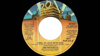 1981 Jim Photoglo - Fool In Love With You (Mono Radio Promo 45)