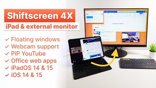 iPadOS 15 external monitor support with Shiftscreen 4X — Release update!