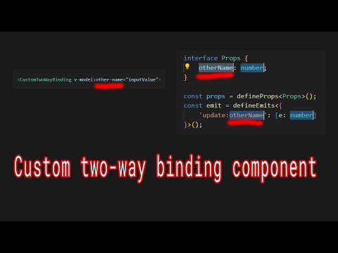 Two-way data binding in vue3 - SFC and Typescript | Frontend with Ryan