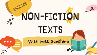 Non-Fiction Texts (English Learning Materials - Grade 6)