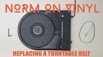 Replacing a BELT on a cheap Record Player, enjoy your Vinyl again!