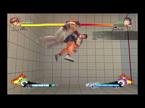 USF4 - Omega Guy - Low Confirm Corner Combos