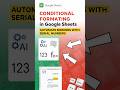 ⚡ Automatic Borders with Conditional Formatting | Excel & Google Sheets Hack Tutorial #conditioning