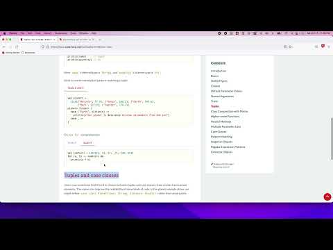 Scala Tuples