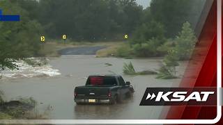 Multiple roads closed due to flooding in counties west of San Antonio
