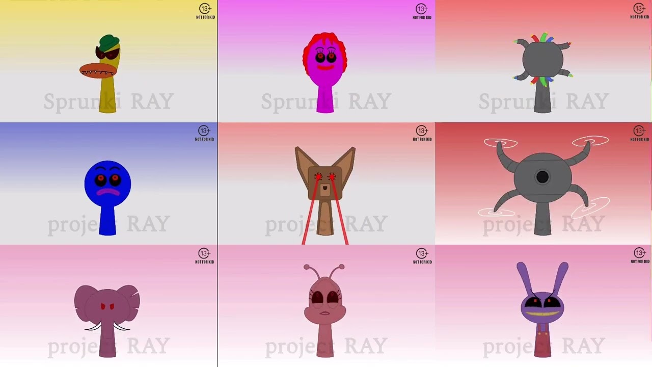 Sprunki OC Nineparison 17 @projectray23 