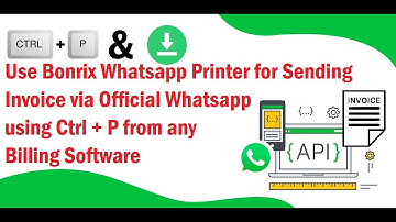 Send Invoice Via Official Whatsapp Cloud API on Bill Printing and Download Invoice Action