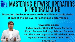 Video 12 Bitwise Operators