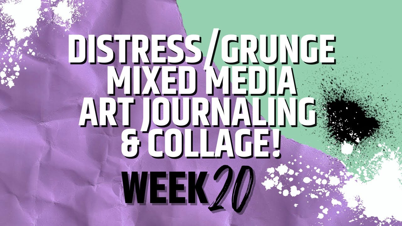 Art Journaling Mixed Media Collage Techniques YouTube