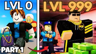 I went from NOOB to PRO in Roblox 💎 ROB IT.. (Part 1)