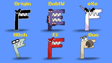 Alphabet Lore But Everyone Is ALL Different Versions ( Full Version ) | GM Animation