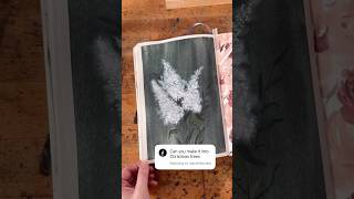 Easy To Paint a Christmas Tree | Painting With Bleed Proof White