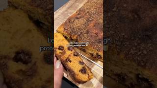 High Protein Pumpkin Loaf Recipe 🍞🍂 #pumpkin #breadrecipe #pumpkinrecipes #fallrecipes #starbucks