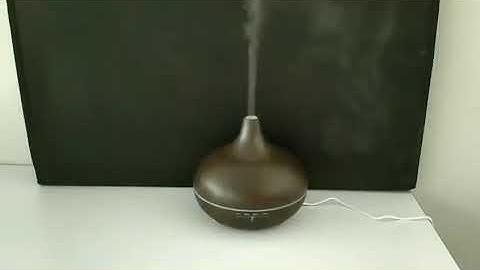 Remote Control Aromatherapy Essential Oil Diffuser Wood Grain Ultrasonic Air Humidifier Cool Mister
