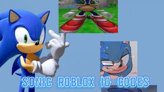 Sonic Roblox ID codes