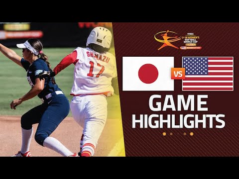HIGHLIGHTS | 🇯🇵 Japan vs 🇺🇸 USA | WBSC U-18 Women's Softball