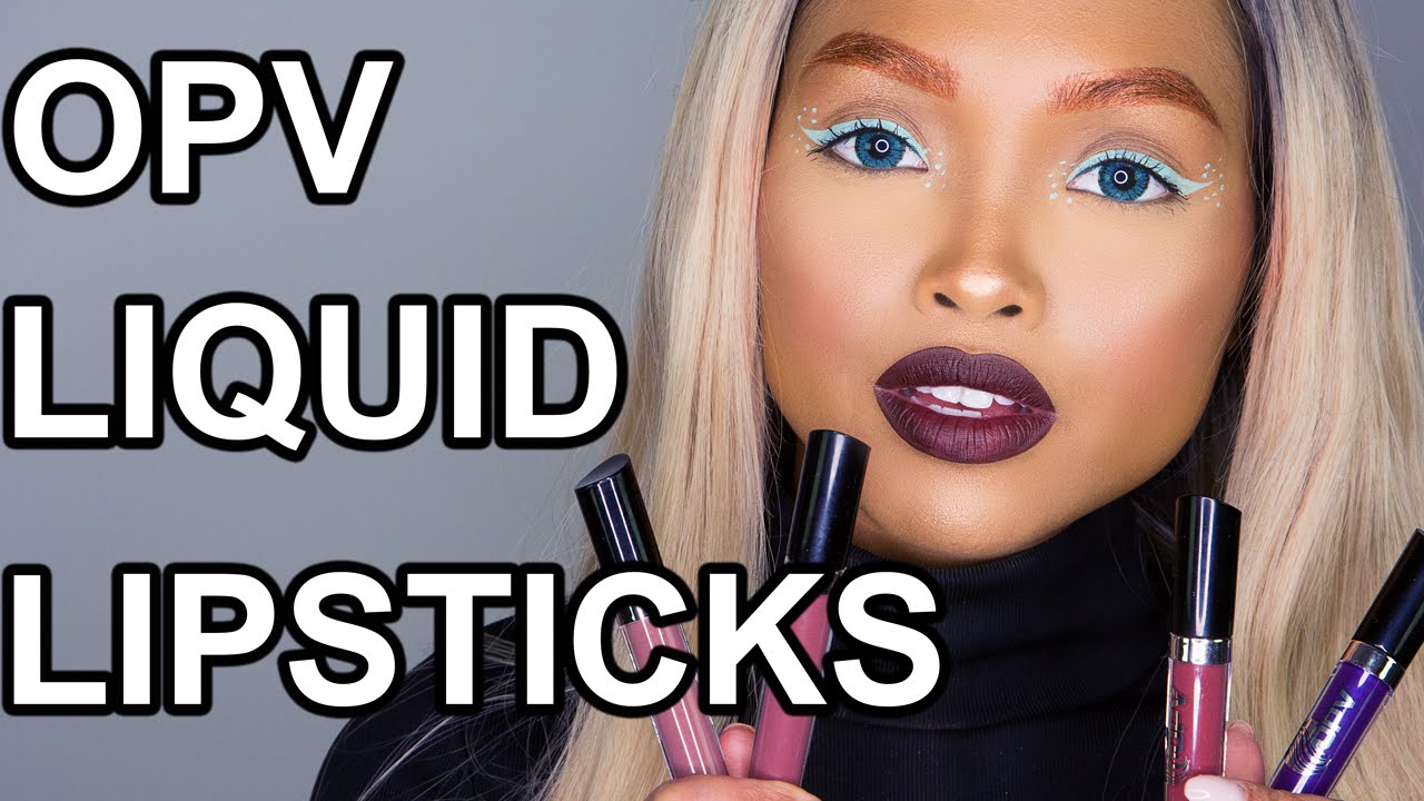 OPV LIQUID LIPSTICKS (all 15) Honest Review | CookieChipIry